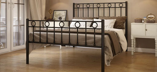 View Black Metal Bed Frames