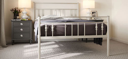 View Cream Metal Bed Frames