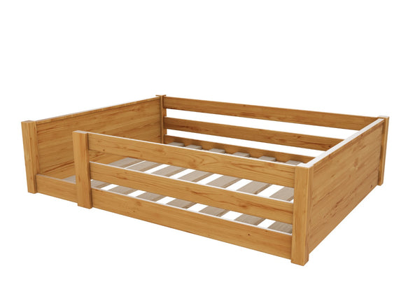 Sparham Toddler Floor bed Finished in Stained Antique