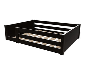 Sparham Toddler Floor bed Finished in Stained Black Ash
