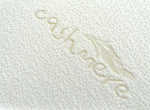 Cashmere cover on the memory foam bunk bed mattress