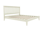 Coxford Low End Wooden Bed Finished in Painted Cream
