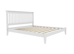 Coxford Low End Oak Bed Finished in Painted White