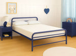 Cransfield Metal Bed Frame Finished in Blue in Double Size