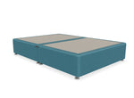 Custom Divan Bed Shown in Moda Flat Weave Cobalt Blue Fabric