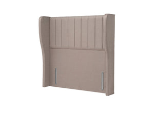 Dahlia Winged Headboard Angled in Floor Standing Style