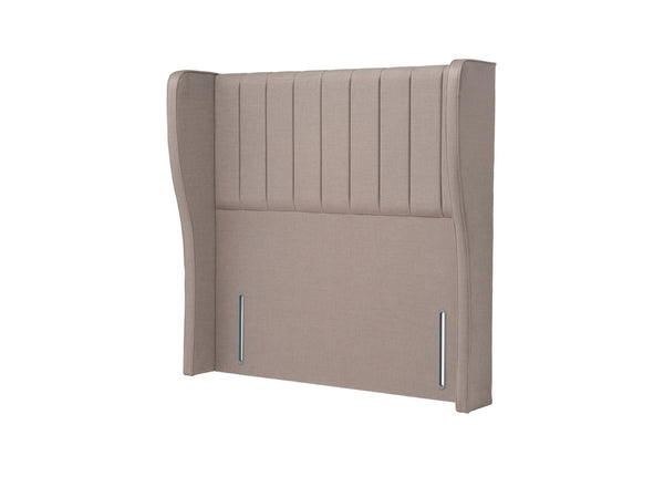Dahlia Winged Headboard Angled in Floor Standing Style