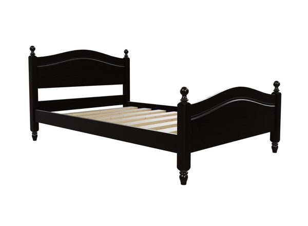 Denver High End Bed Finished in Stained Black Ash