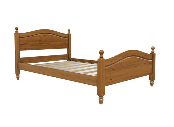Denver High End Bed Finished in Stained Oak
