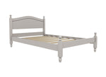 Denver Low End Wooden Bed Finished in Painted Dovetail Grey