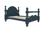 Illington Wooden Bed Frame Finished in Painted Hague Blue