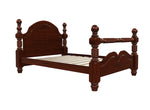Illington Wooden Bed Frame Finished in Stained Mahogany