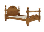 Illington Wooden Bed Frame Finished in Stained Oak