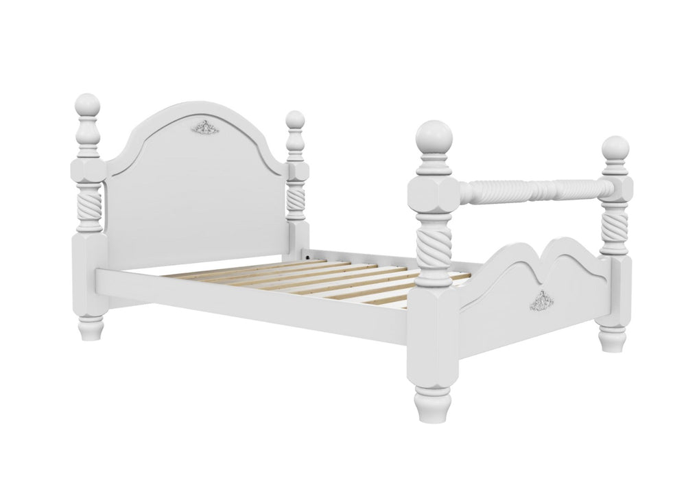 Illington Wooden Bed Frame Finished in Stained Oak