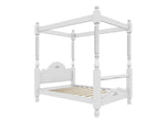 Illington 4 Poster Wooden Bed Finished in Painted White