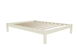 Lingwood Wooden Platform Bed Finished in Painted Cream