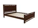 Marham Solid Oak Bed Finished in Stained Chocolate Brown