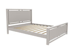 Marham Solid Oak Bed Finished in Painted Dovetail Grey