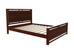 Marham Solid Oak Bed Finished in Stained Mahogany