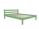 Newport Wooden Bed Finished in Painted Emerald Green