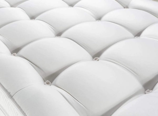 Pemberley Pillow Top Pocket Sprung Mattress Showing Tufted Buttons