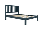 Shelton Low End Oak Bed Finished in Painted Hague Blue