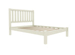 Shelton Low End Wooden Bed Finished in Painted Cream