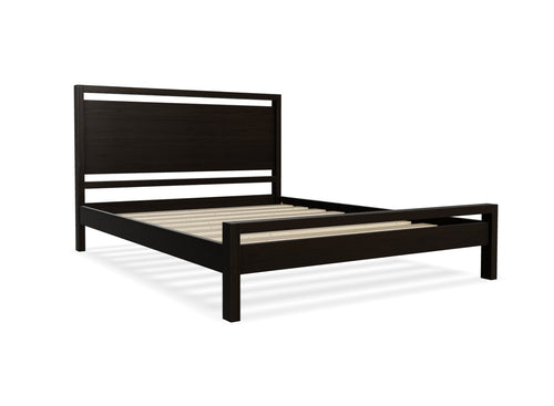Shernborne Wooden Bed Frame FInished in Black Ash Stain