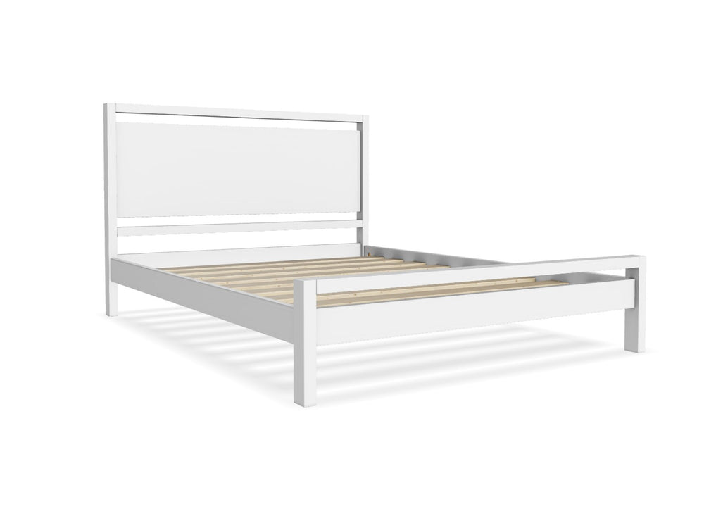 Shernborne Wooden Bed Frame FInished in Mahogany Stain