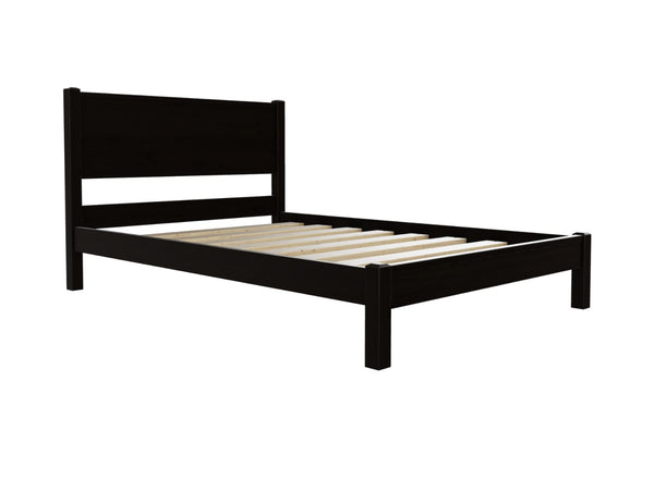 Shouldham Low End Bed Finished in Stained Black Ash