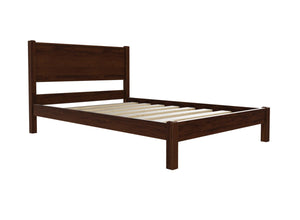 Shouldham Low End Bed Finished in Stained Chocolate Brown
