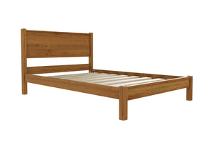 Shouldham Low End Bed Finished in Stained Oak