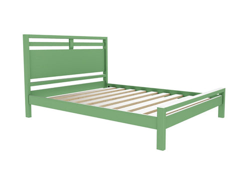 Trelleborg Wooden Bed Frame in a Emerald Green Painted Finish