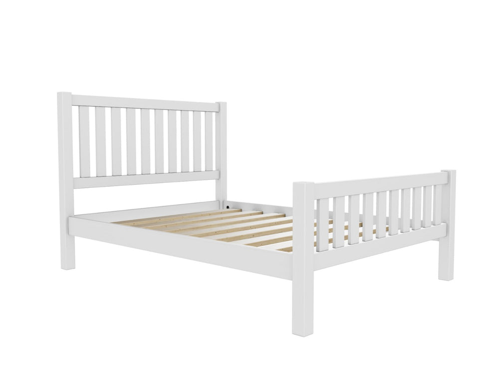 Shelton High End Bed Finished in Stained Antique