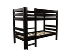 Wooden Bunk Bed Finished in Stained Black Ash