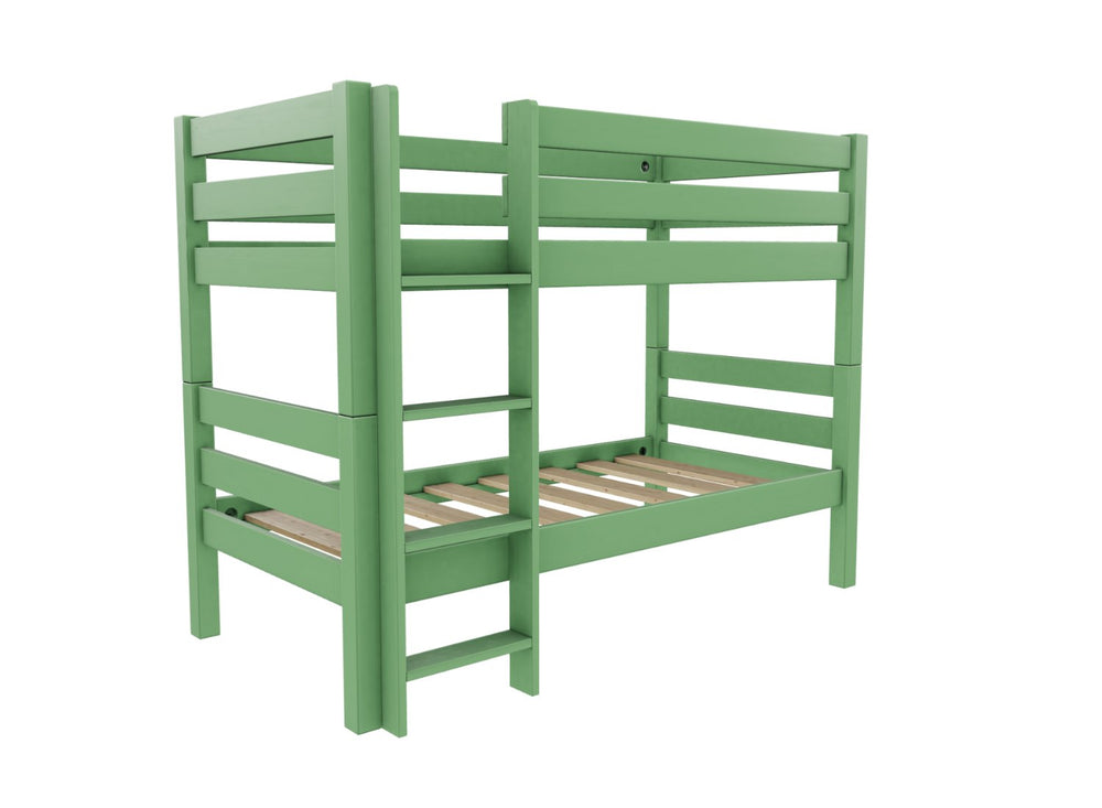 Wooden Bunk Bed Left Hand Side Finished in Painted White