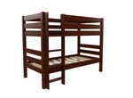 Wooden Bunk Bed Finished in Stained Mahogany