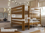 Quad Bunk Bed Dimensions