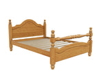 Yaxham Wooden Bed Finished in Stained Antique