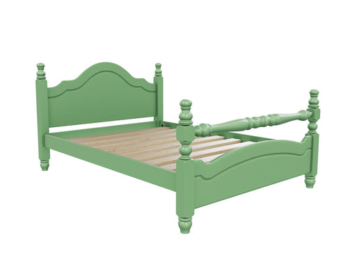 Yaxham Wooden Bed Finished in Painted Juniper Green