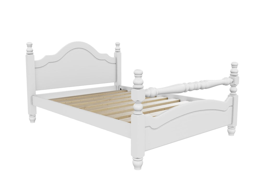 Yaxham Wooden Bed Finished in Stained Mahogany