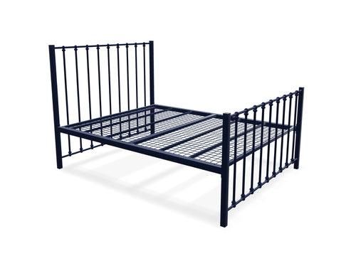 Norfolk High End Metal Bed Frame Finished in Painted Blue