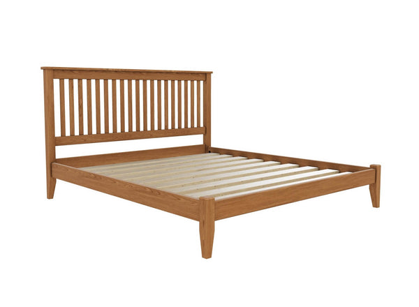 Coxford Solid Oak Bed in Natural - Low End