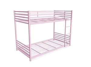 Thetford Metal Floor Bunk Bed Finished in Painted Pink