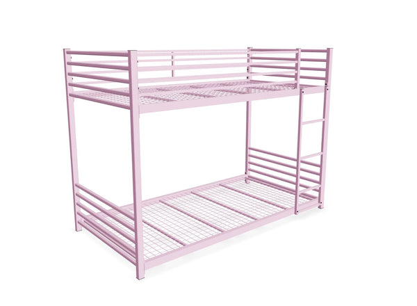 Thetford Metal Floor Bunk Bed Finished in Painted Pink