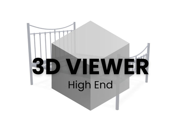 Bronx Bed in High End Model 3D Model