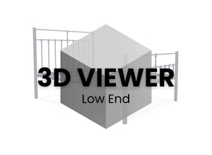 Lauren Low End Metal Bed Frame 3D Model