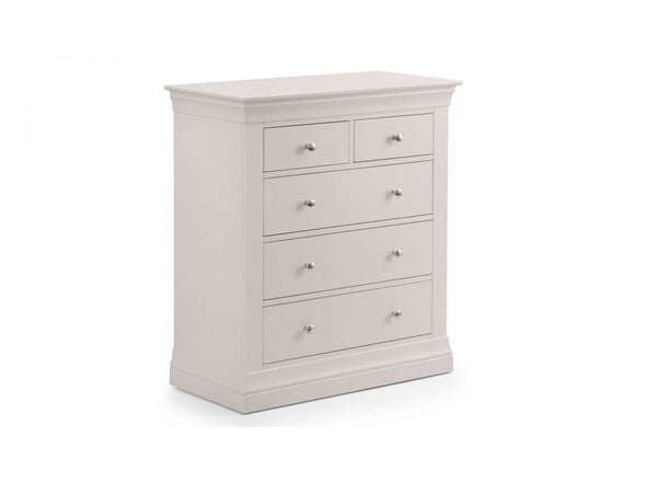 Clermont Chest 3+2 Drawers in Light Grey