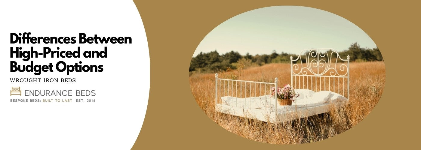 Differences between high-priced and budget wrought iron beds