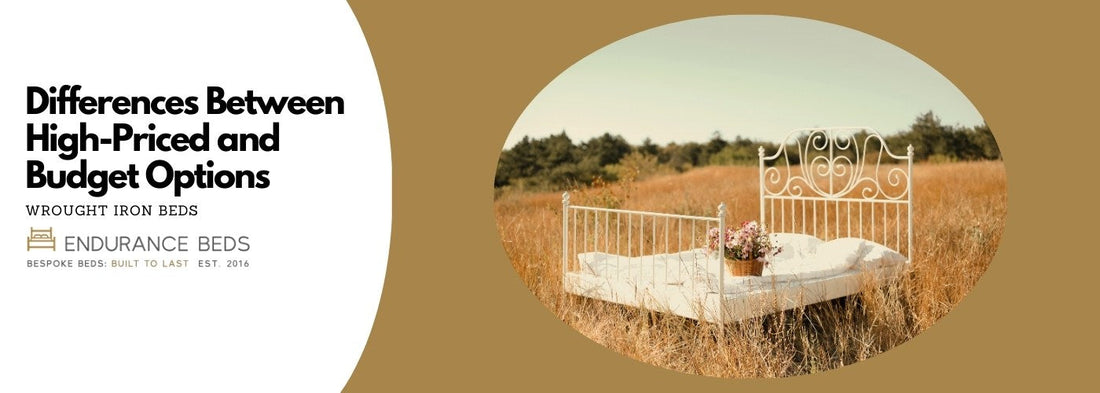 Differences between high-priced and budget wrought iron beds